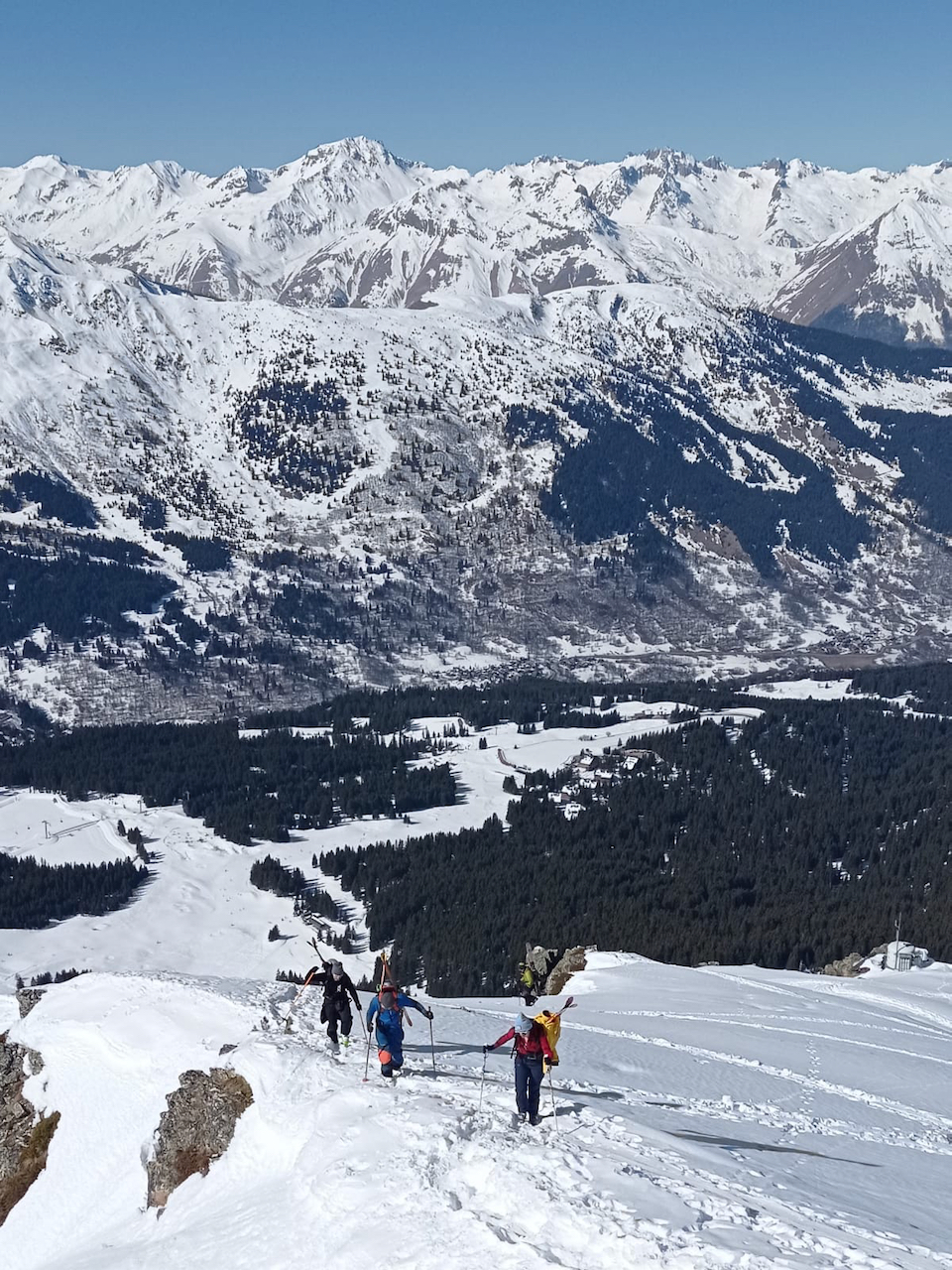 Boot Packing up to the Rocher de la Loze