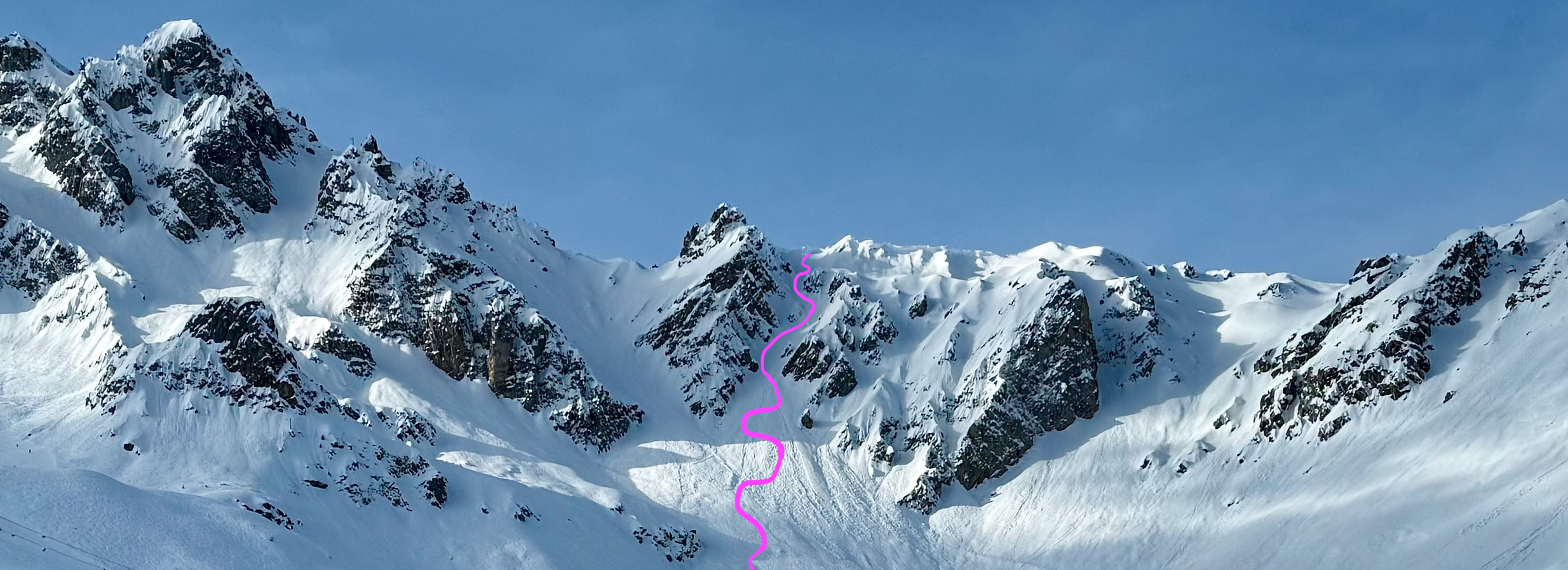 The Line (pink squiggle)