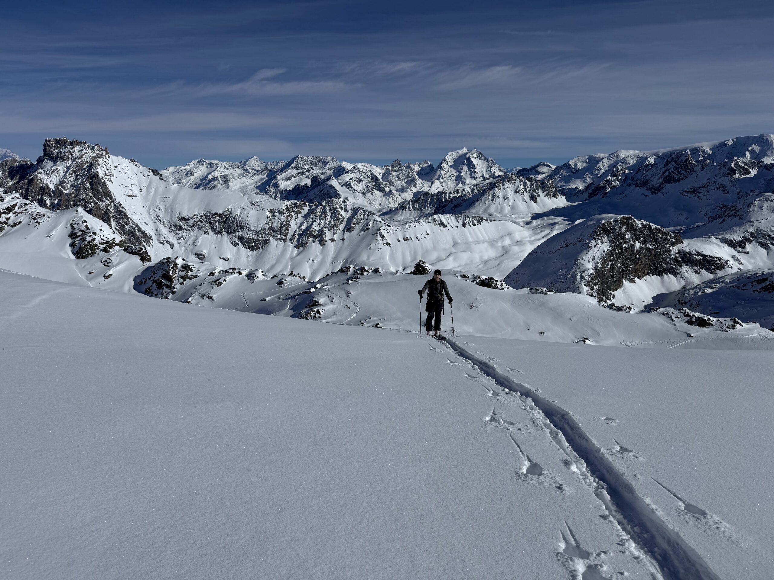 Touring through breath-taking mountain scenery. 